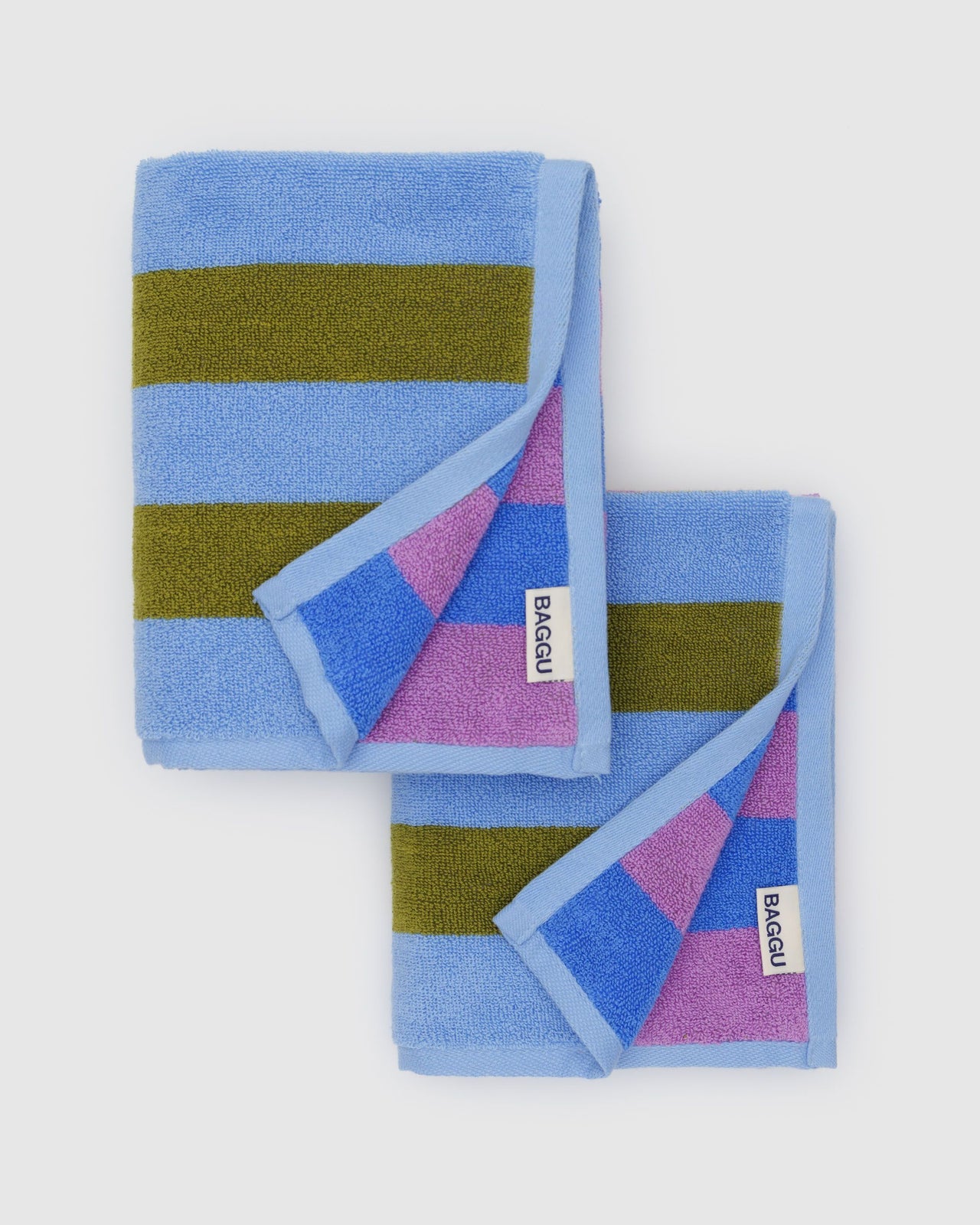 Hand Towel Set of 2 - Cabana Stripe Mix