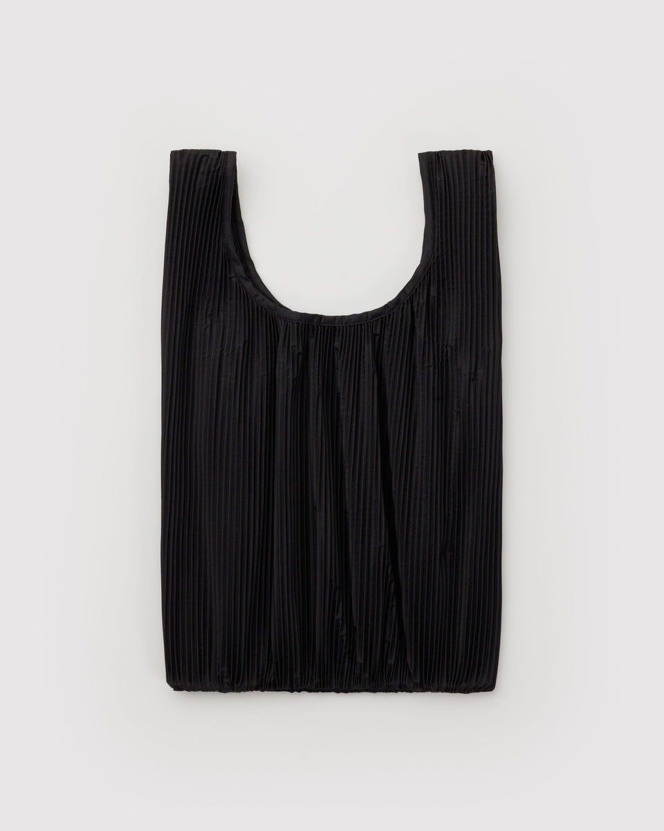BAGGU New Arrivals Pleated Baggu - Black