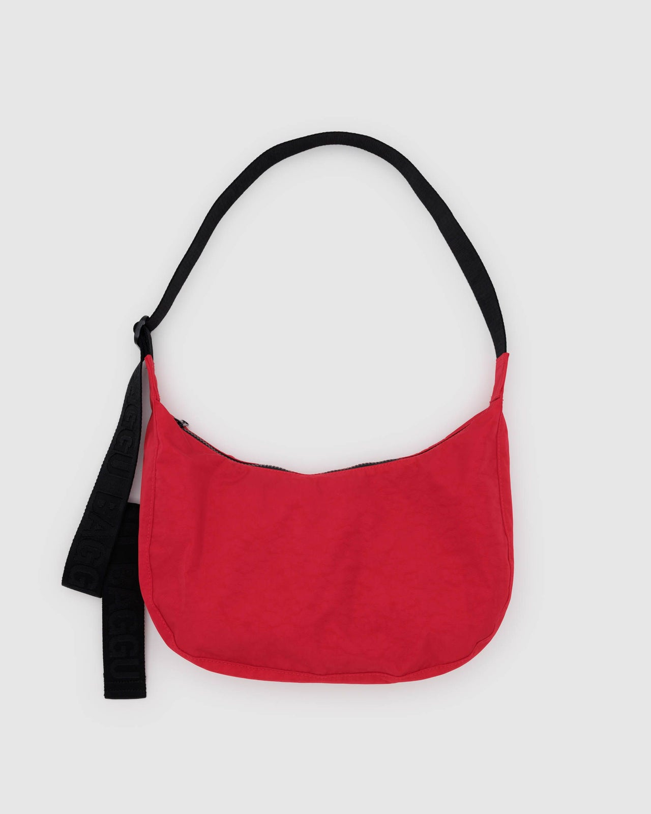 Medium Nylon Crescent Bag - Candy Apple 47