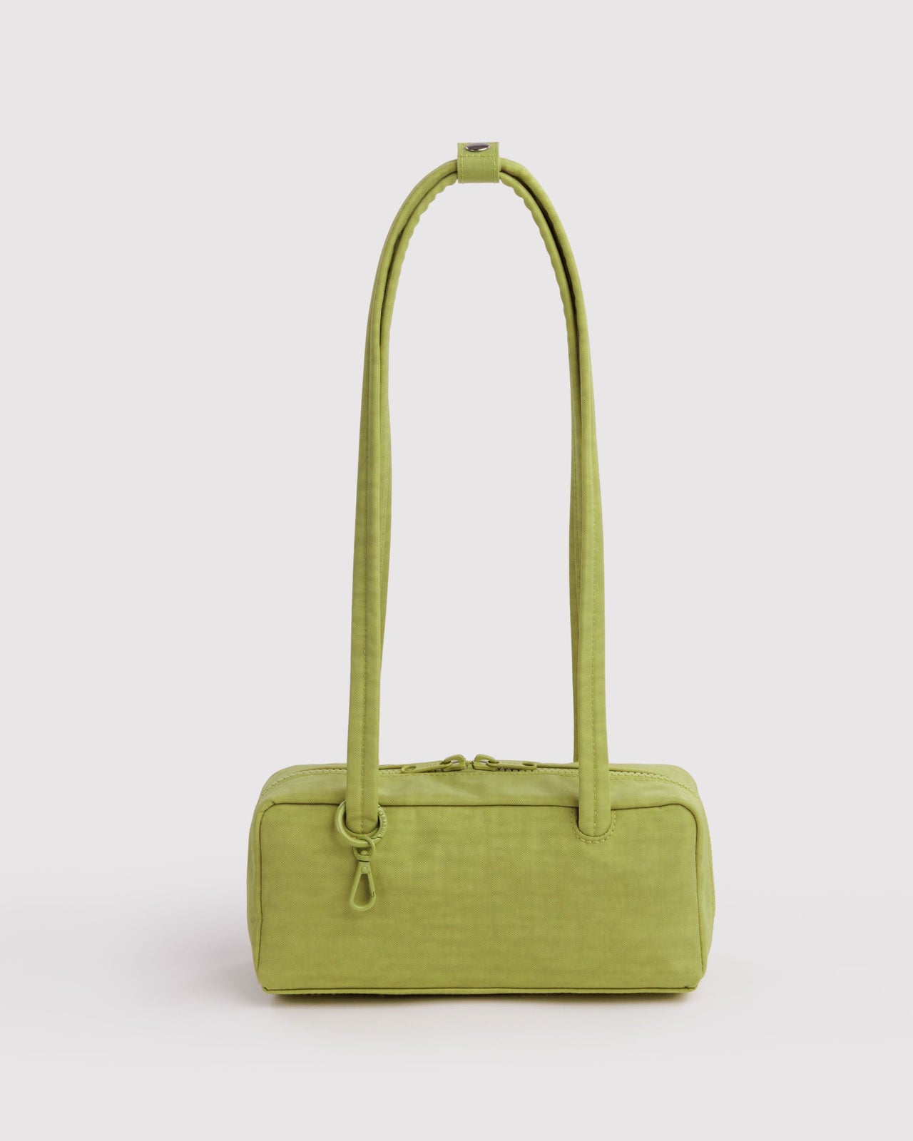 Small Nylon Bowler Bag - Chartreuse