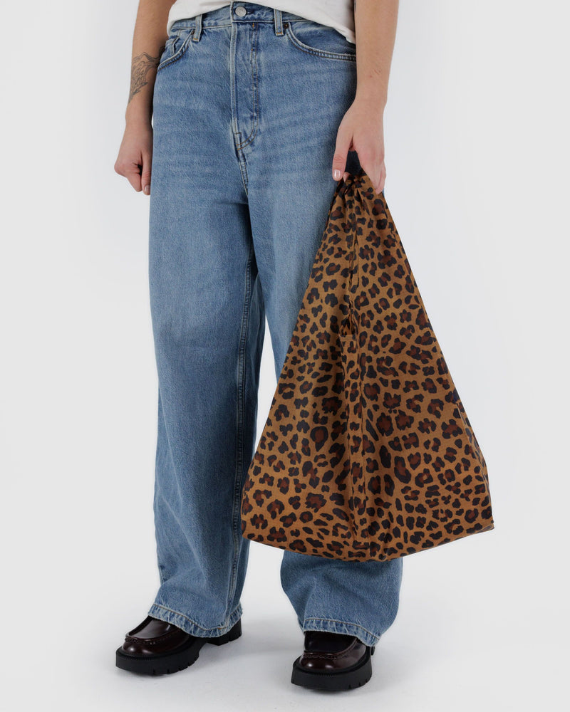 BAGGU Recycled Ripstop Nylon Standard Baggu - Leopard
