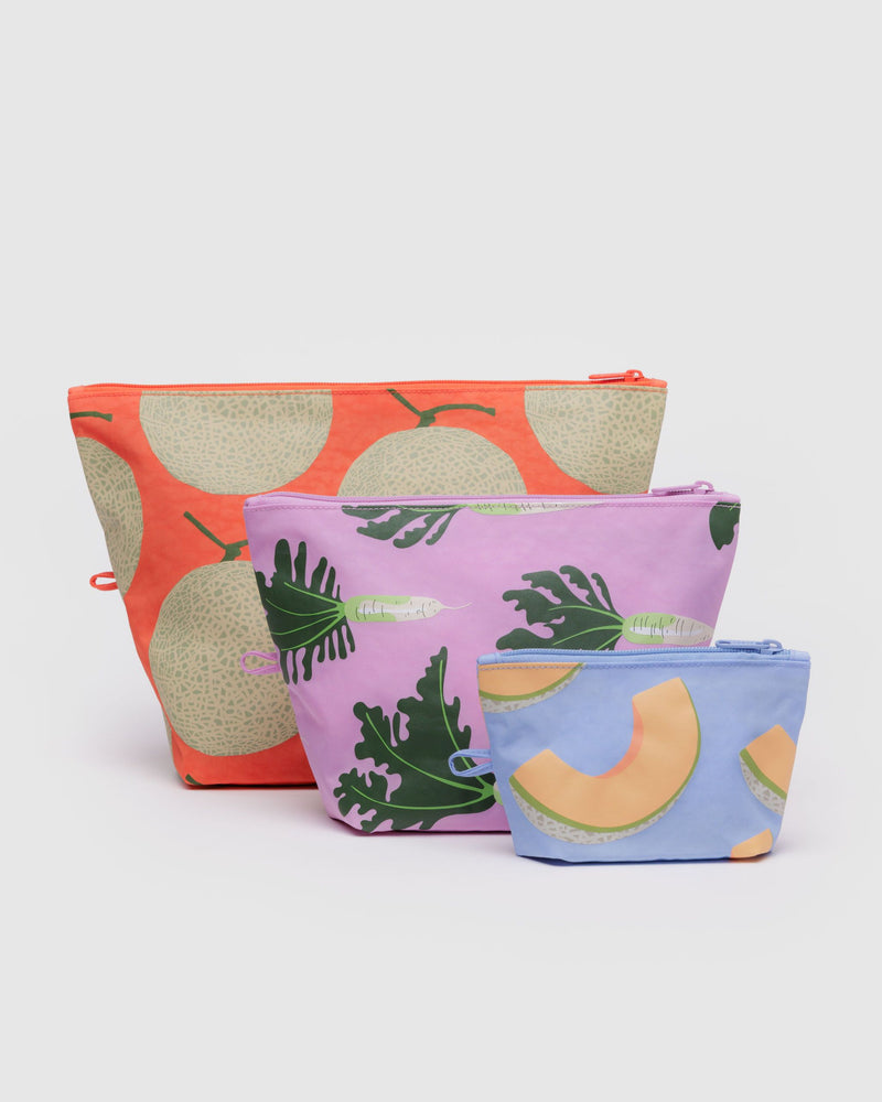 BAGGU  Go Pouch Set - Japanese Produce