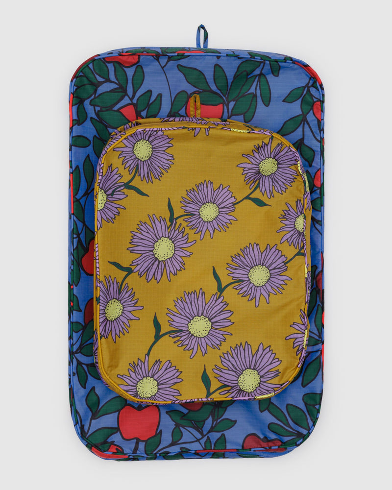 BAGGU ALL PRODUCTS Large Packing Cube Set - Night Orchard