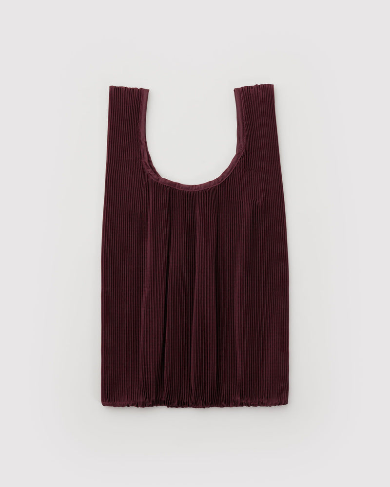 BAGGU New Arrivals Pleated Baggu - Mahogany