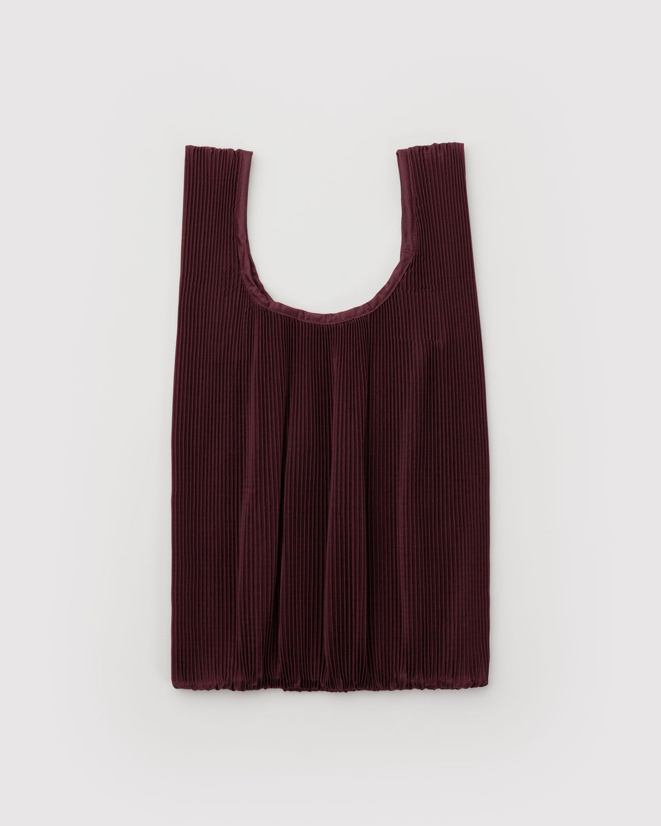 BAGGU New Arrivals Pleated Baggu - Mahogany