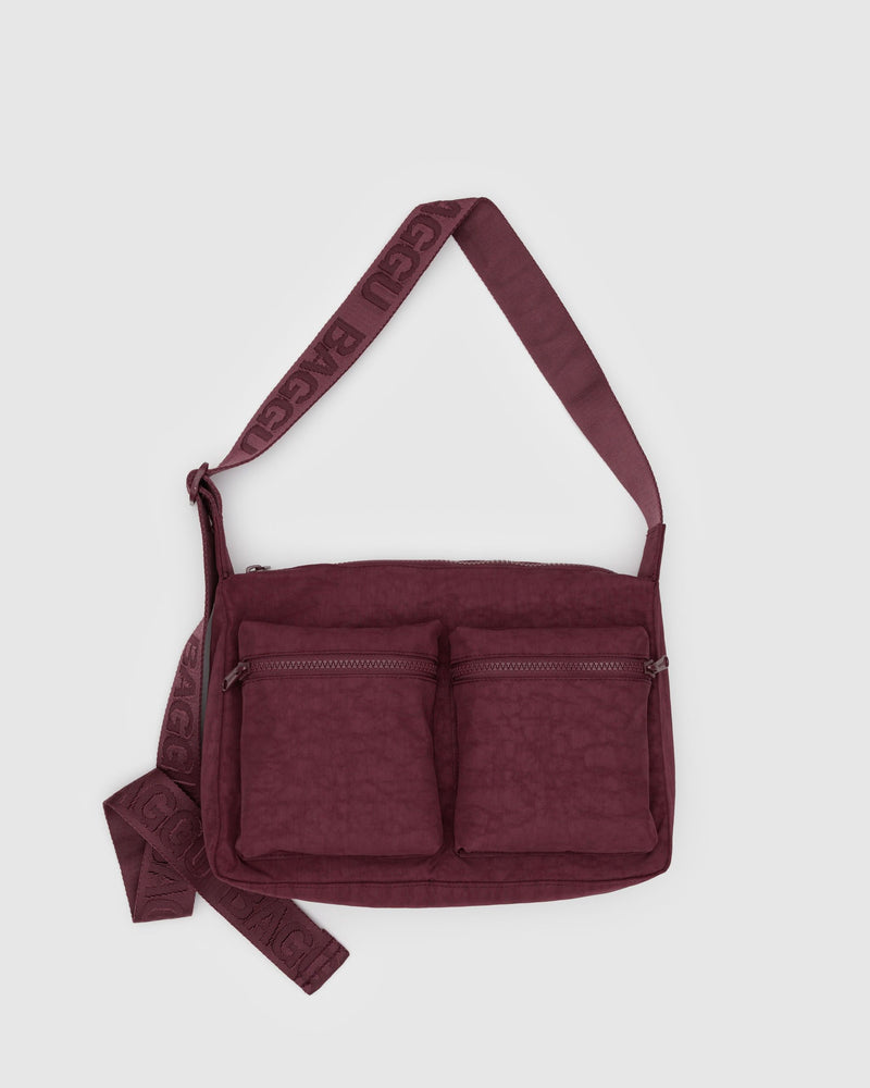 BAGGU  Medium Cargo Crossbody - Mahogany