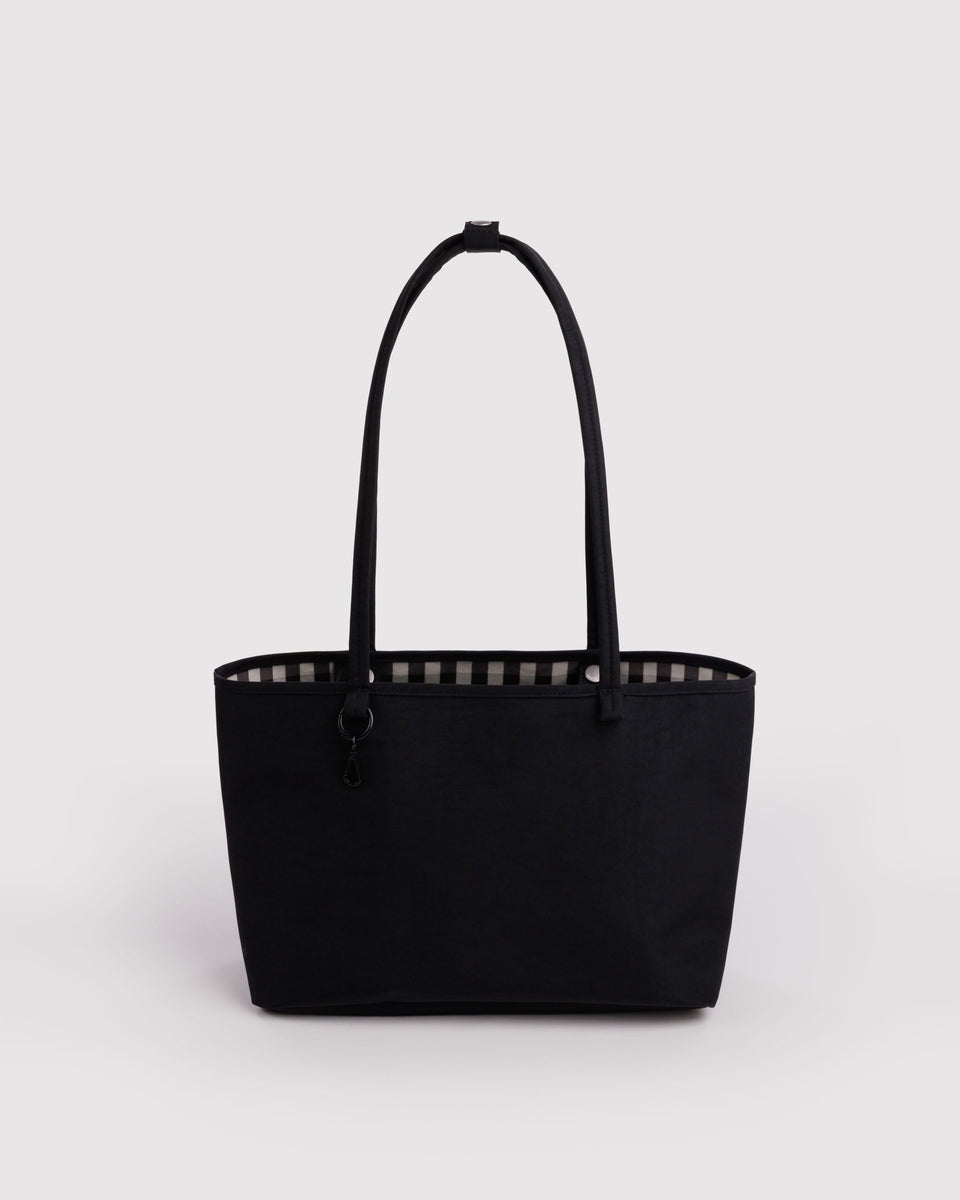 BAGGU Black Bags Medium Nylon Reversible Tote - Black Mix