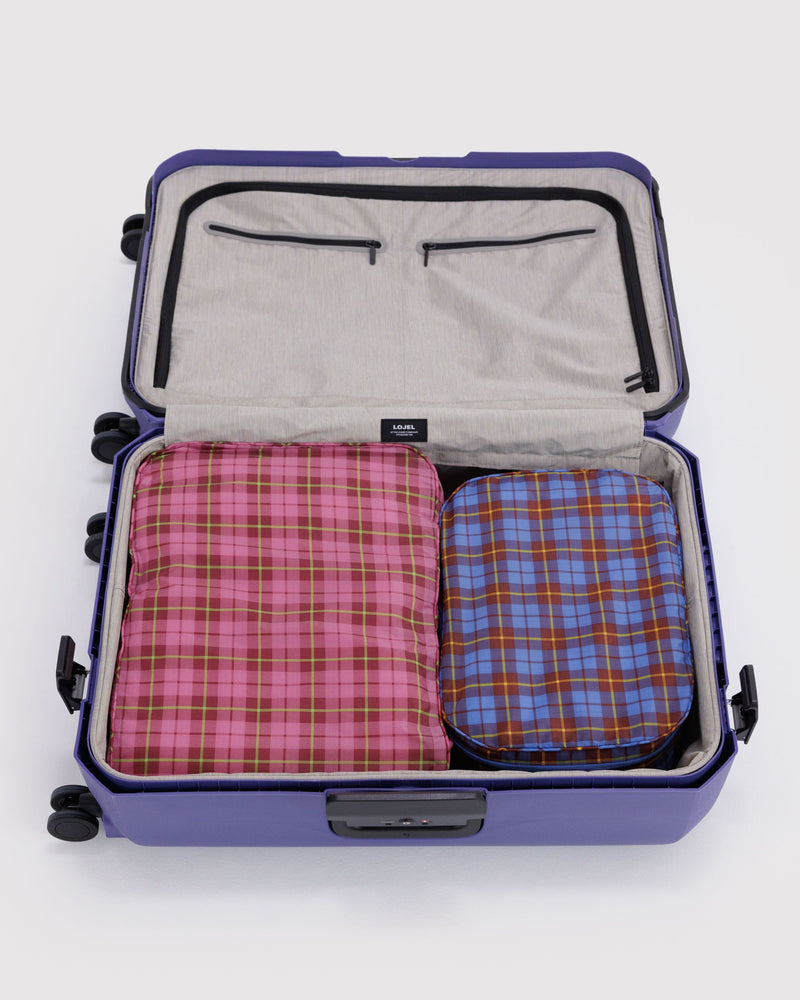 BAGGU  Large Packing Cube Set - Check Mix