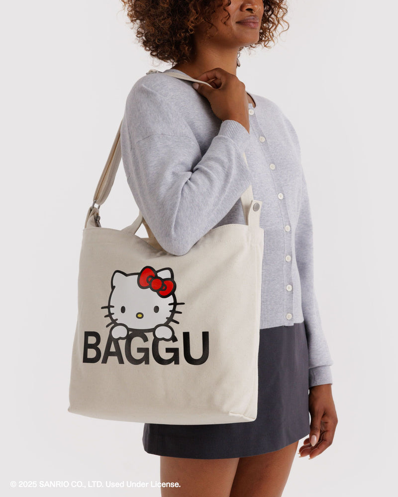 BAGGU  Horizontal Zip Duck Bag - Hello Kitty