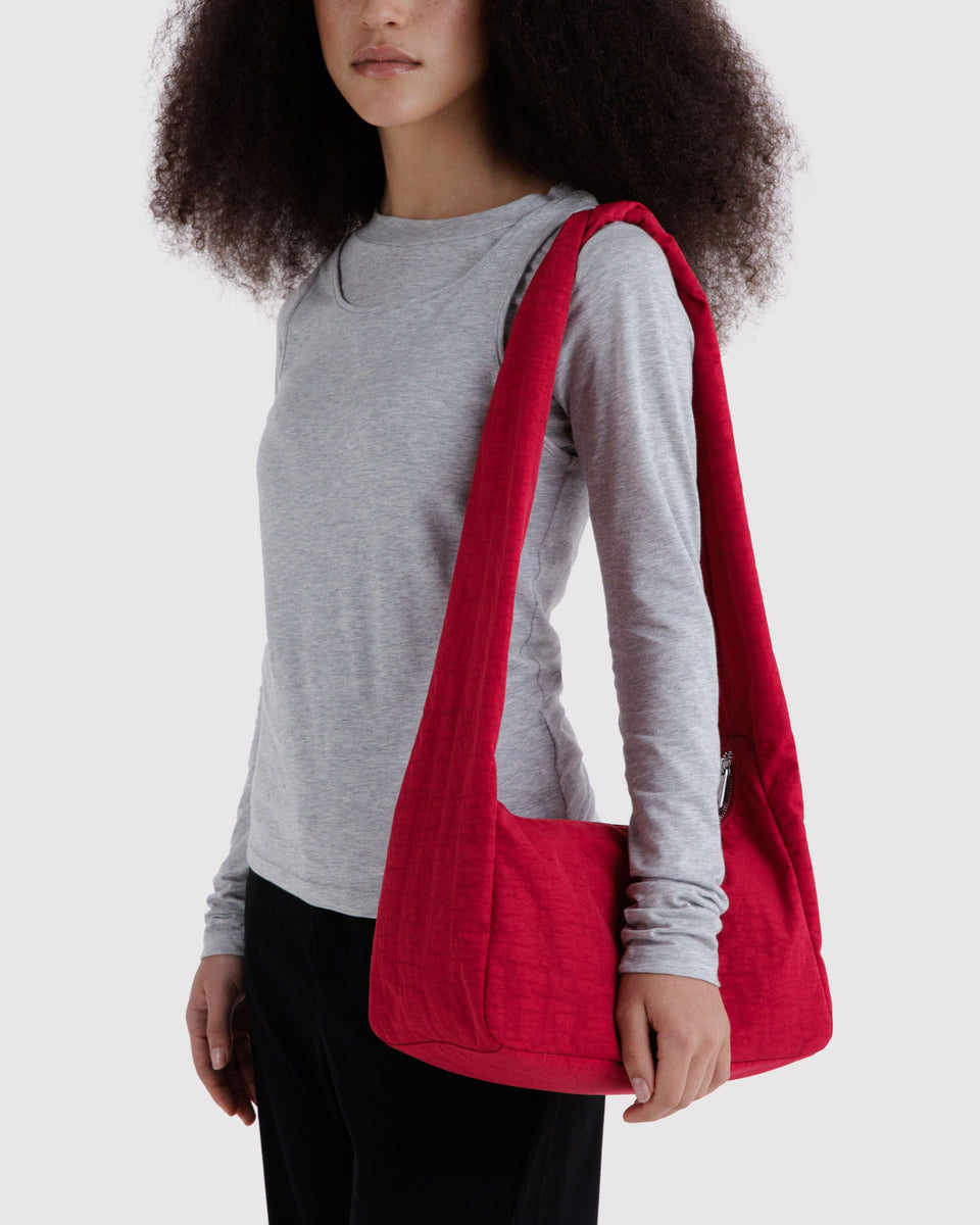 BAGGU New Arrivals Nylon Meringue Bag - Cherry