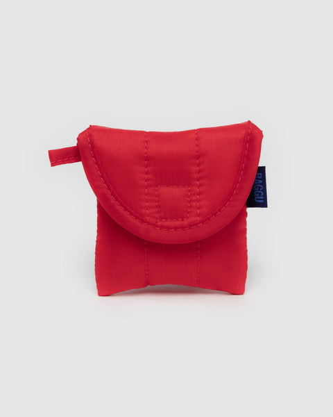 BAGGU.com Cases & Sleeves Puffy Earbuds Case - Candy Apple