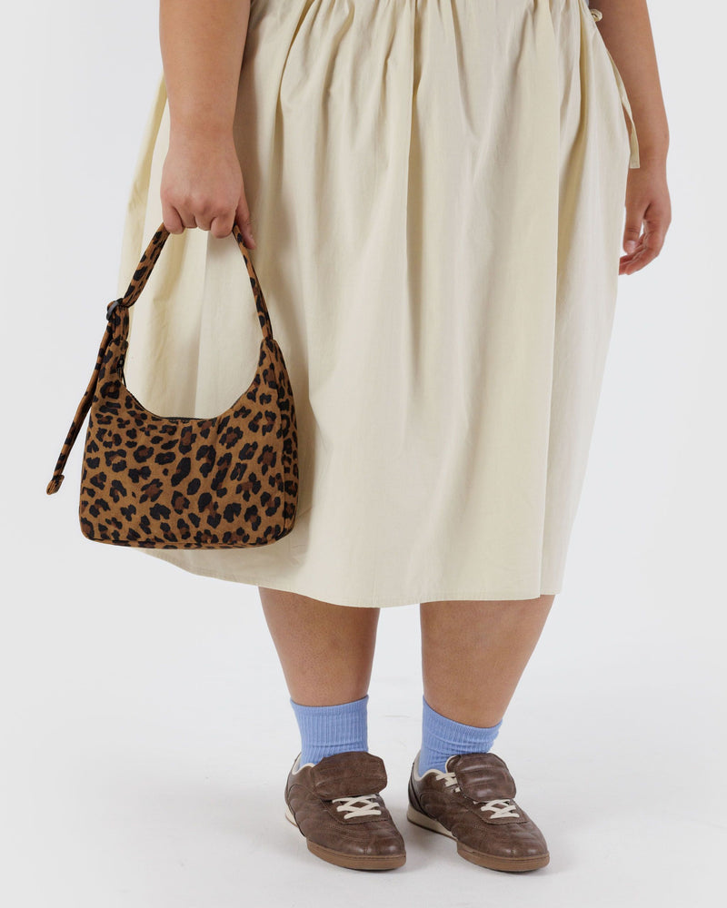 BAGGU PRODUCTS Mini Nylon Shoulder Bag - Leopard
