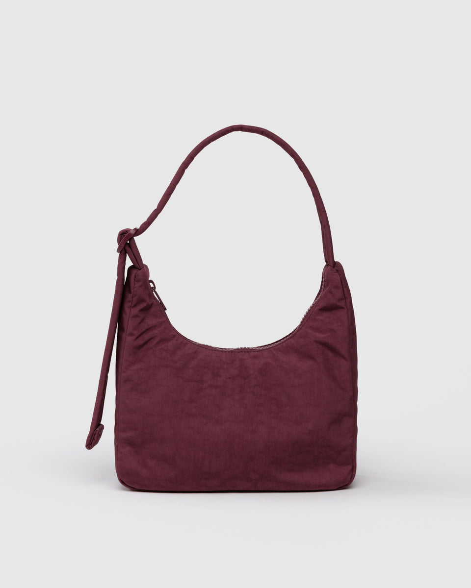 BAGGU ALL PRODUCTS Mini Nylon Shoulder Bag - Mahogany