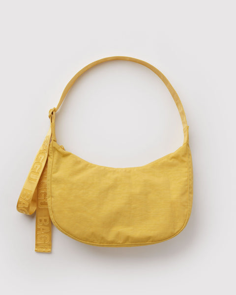 BAGGU New Arrivals Medium Nylon Crescent Bag - Sunflower