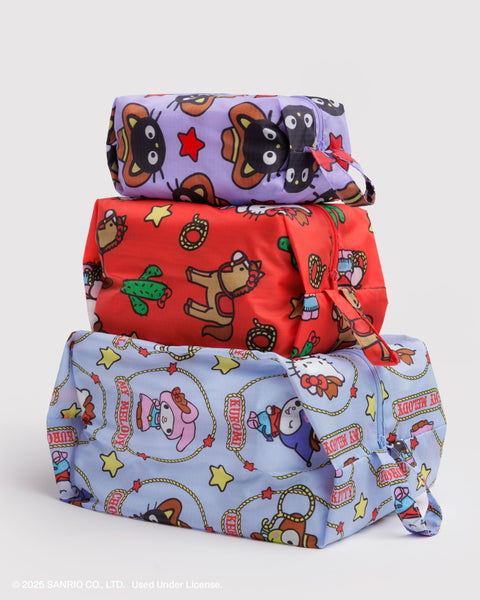 BAGGU.com Travel 3D Zip Set - Hello Kitty & Friends Western