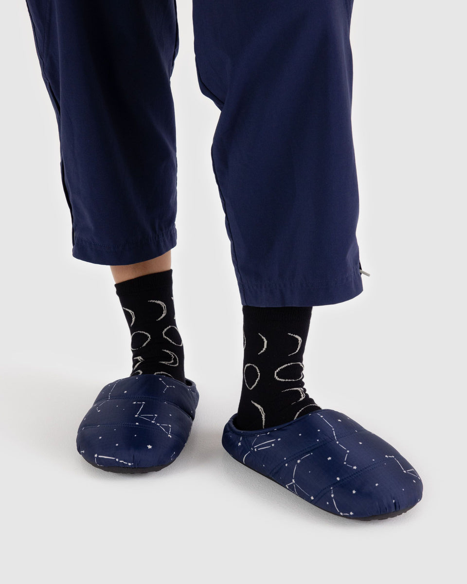 BAGGU PRODUCTS Puffy Slippers - Constellation Midnight