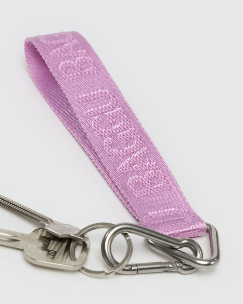 BAGGU.com Accessories Logo Keychain - Peony