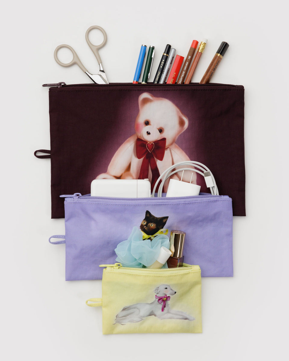 BAGGU.com Organization Flat Pouch Set - Fancy Animals