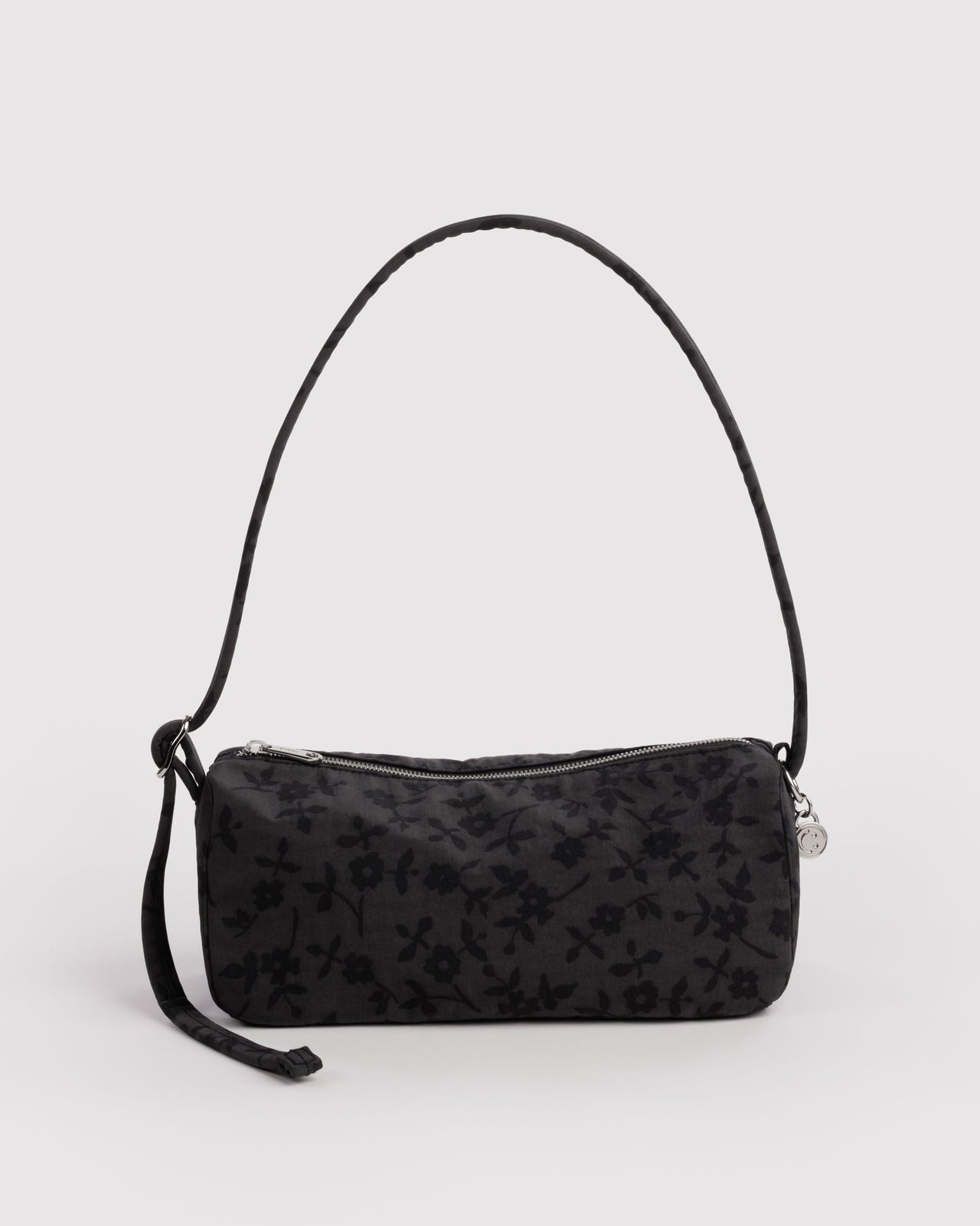 Nylon Loaf Bag - Charcoal Ditsy Floral