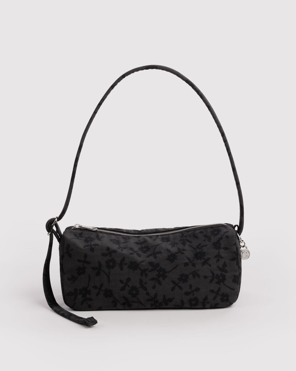 BAGGU New Arrivals Nylon Loaf Bag - Charcoal Ditsy Floral