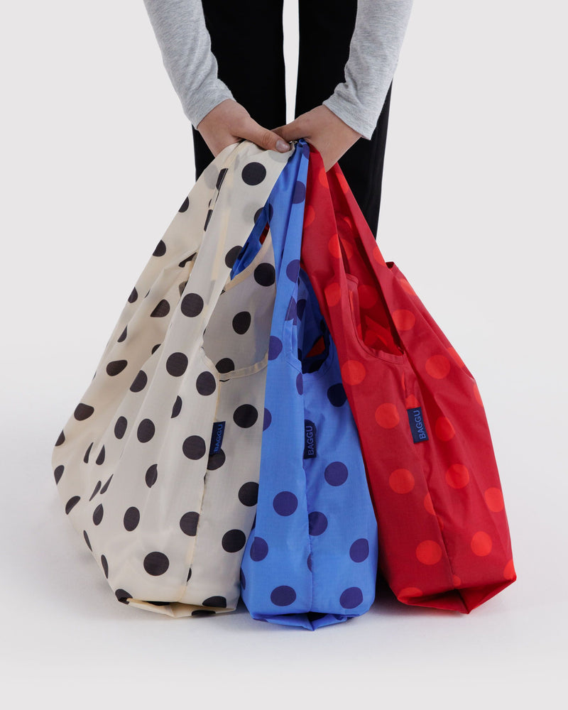 BAGGU  Standard Baggu Set of 3 - Polka Dot Mix