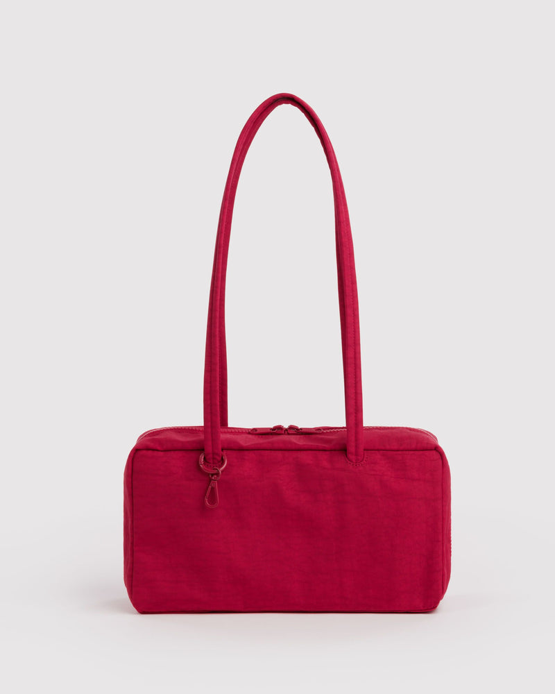 BAGGU  Nylon Bowler Bag - Cherry