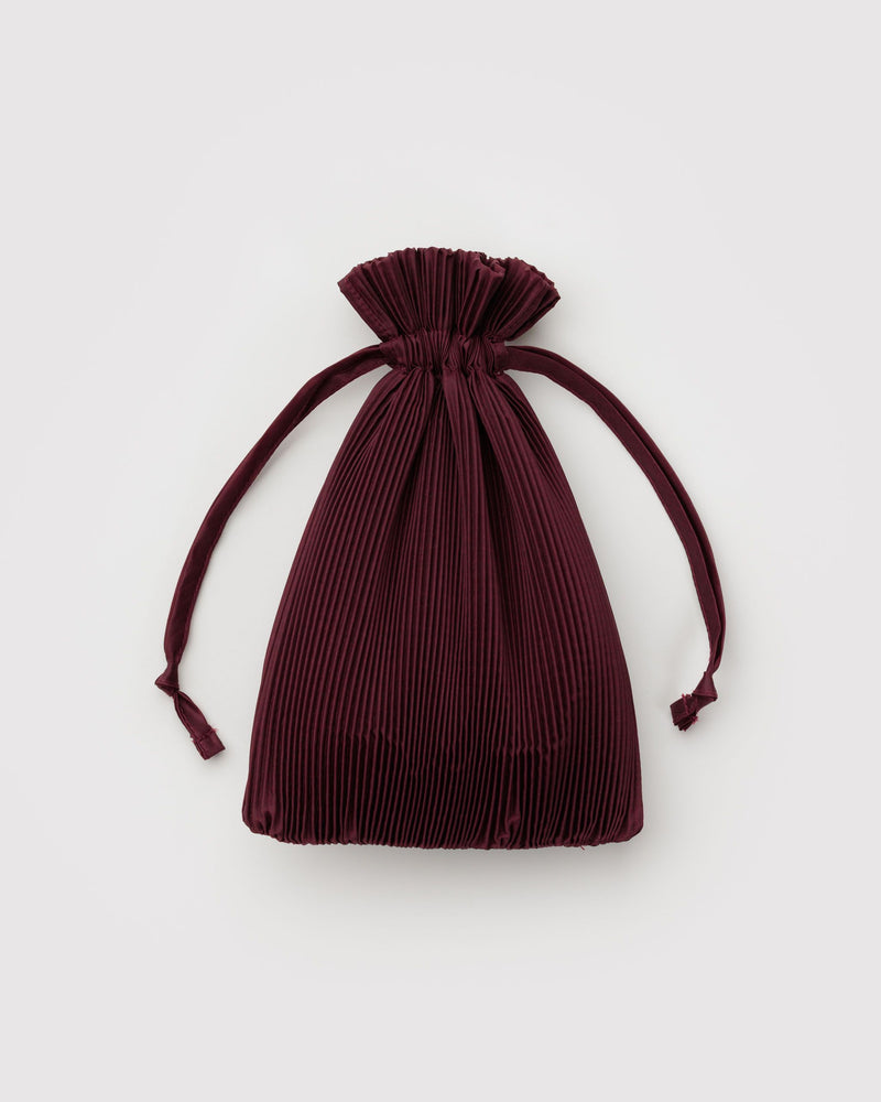 BAGGU New Arrivals Pleated Baggu - Mahogany