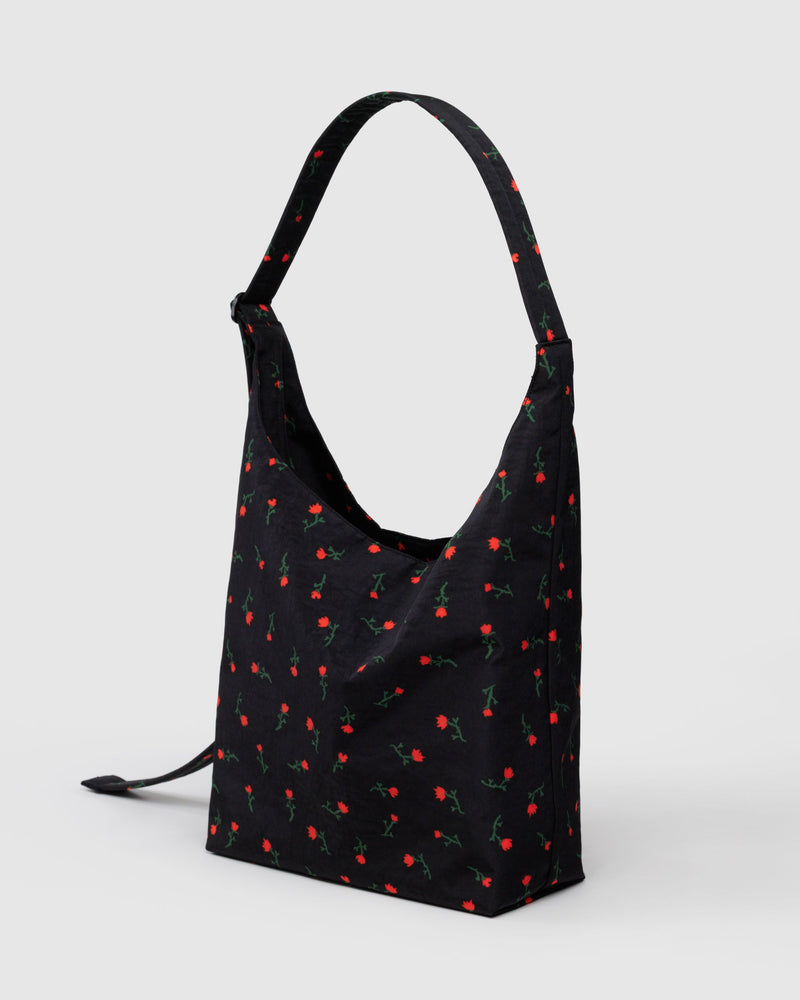BAGGU.com Crossbody Bags Large Nylon Sling - Painted Wildflower