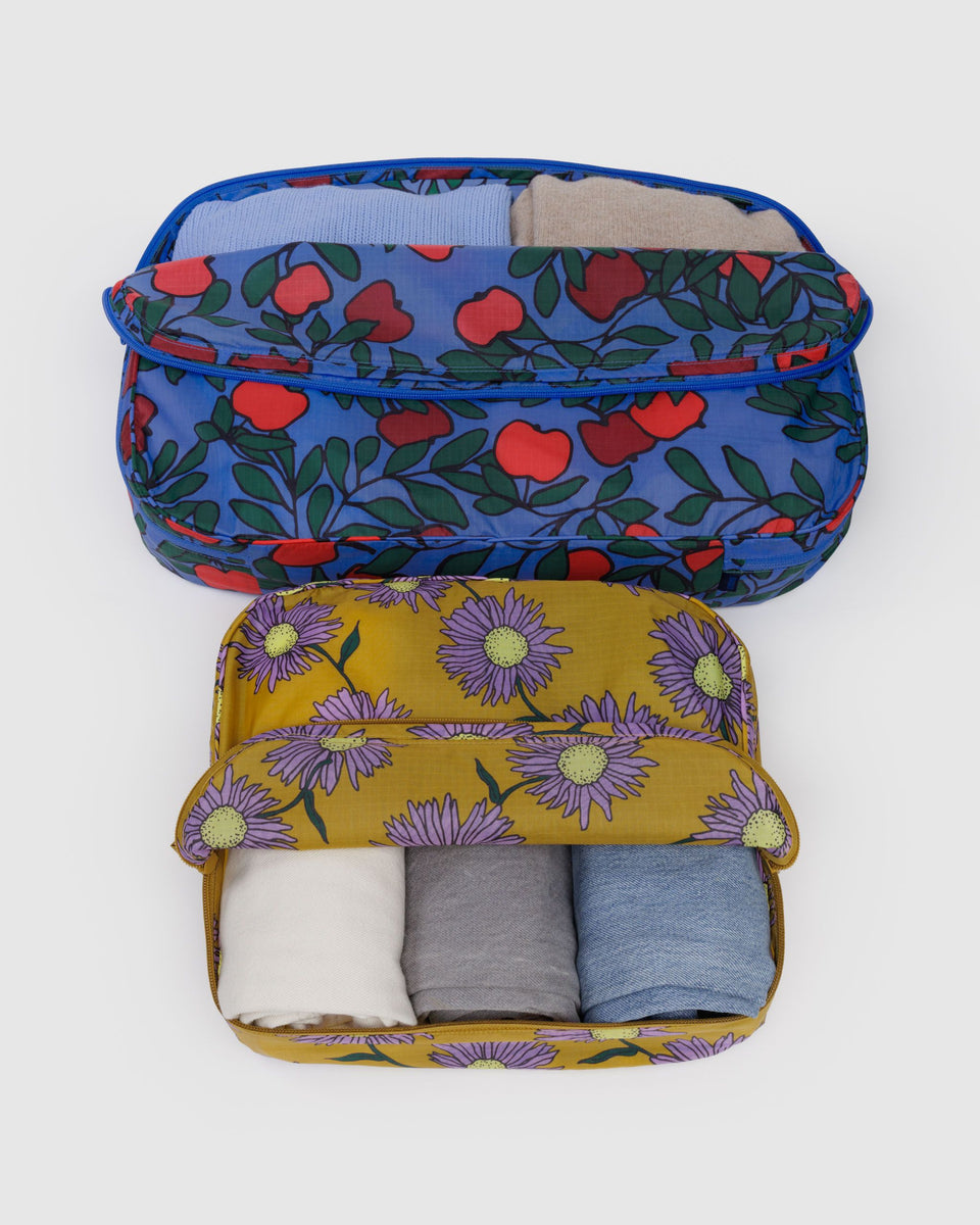 BAGGU ALL PRODUCTS Large Packing Cube Set - Night Orchard