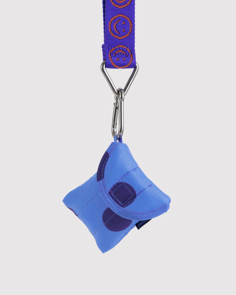 BAGGU  Puffy Earbuds Case - Blue Polka Dot