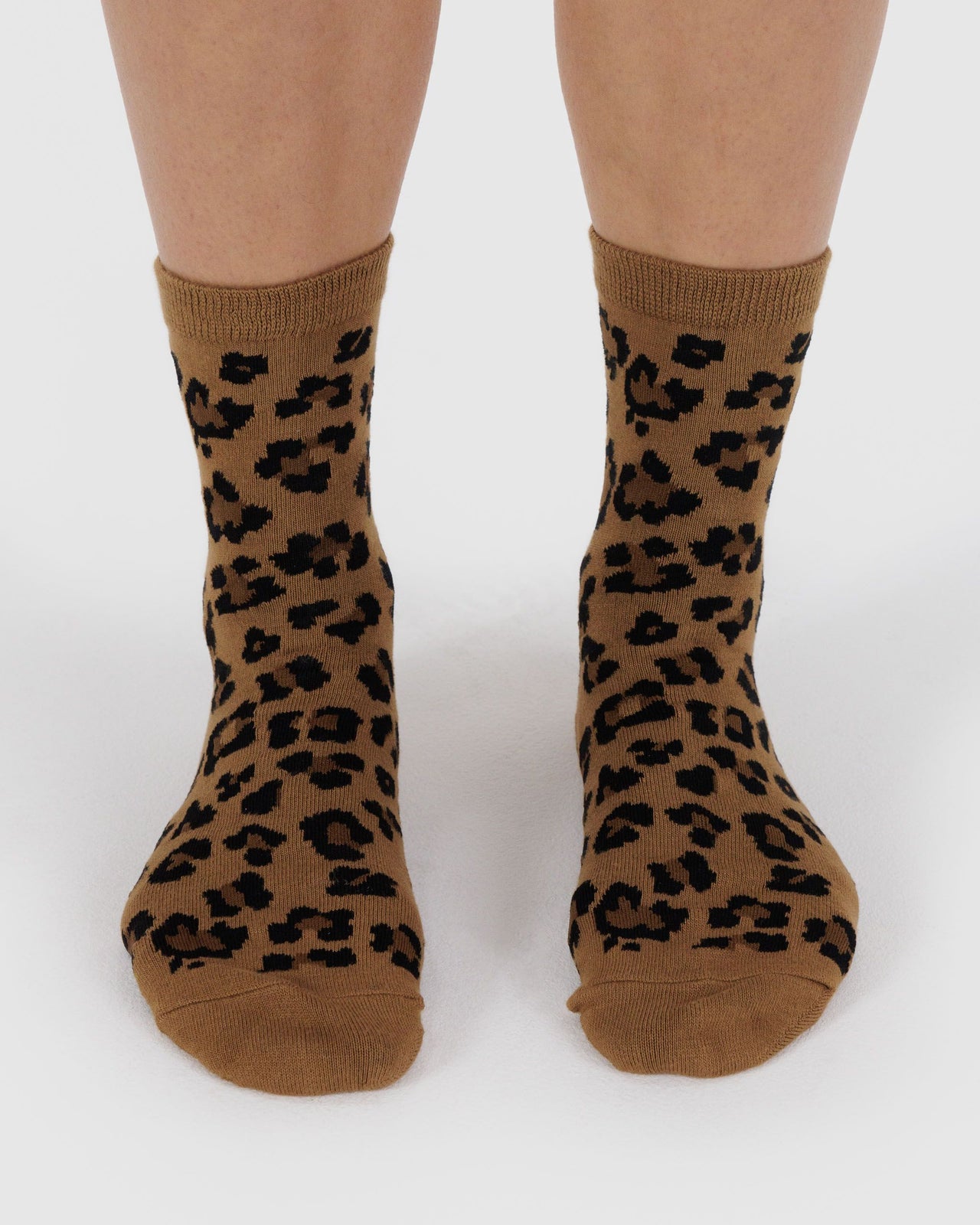 Crew Sock - Dark Leopard