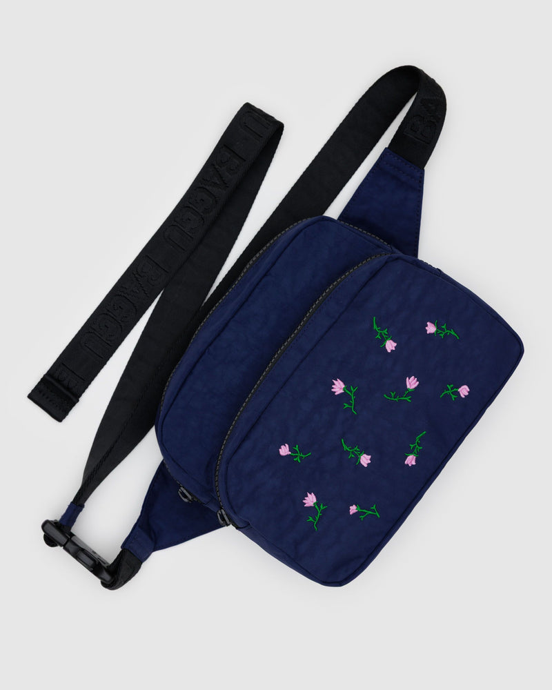BAGGU  Fanny Pack - Embroidered Wildflower