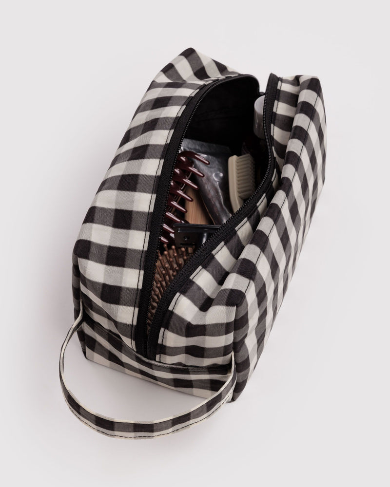 BAGGU Dopp Kit Dopp Kit - Black and Cream Gingham