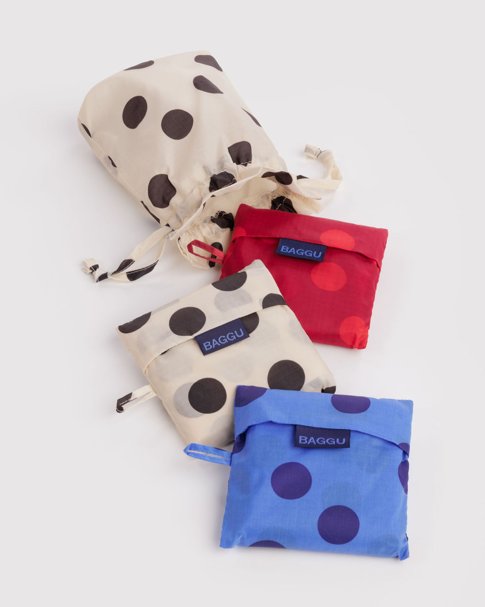 BAGGU Sets Standard Baggu Set of 3 - Polka Dot Mix
