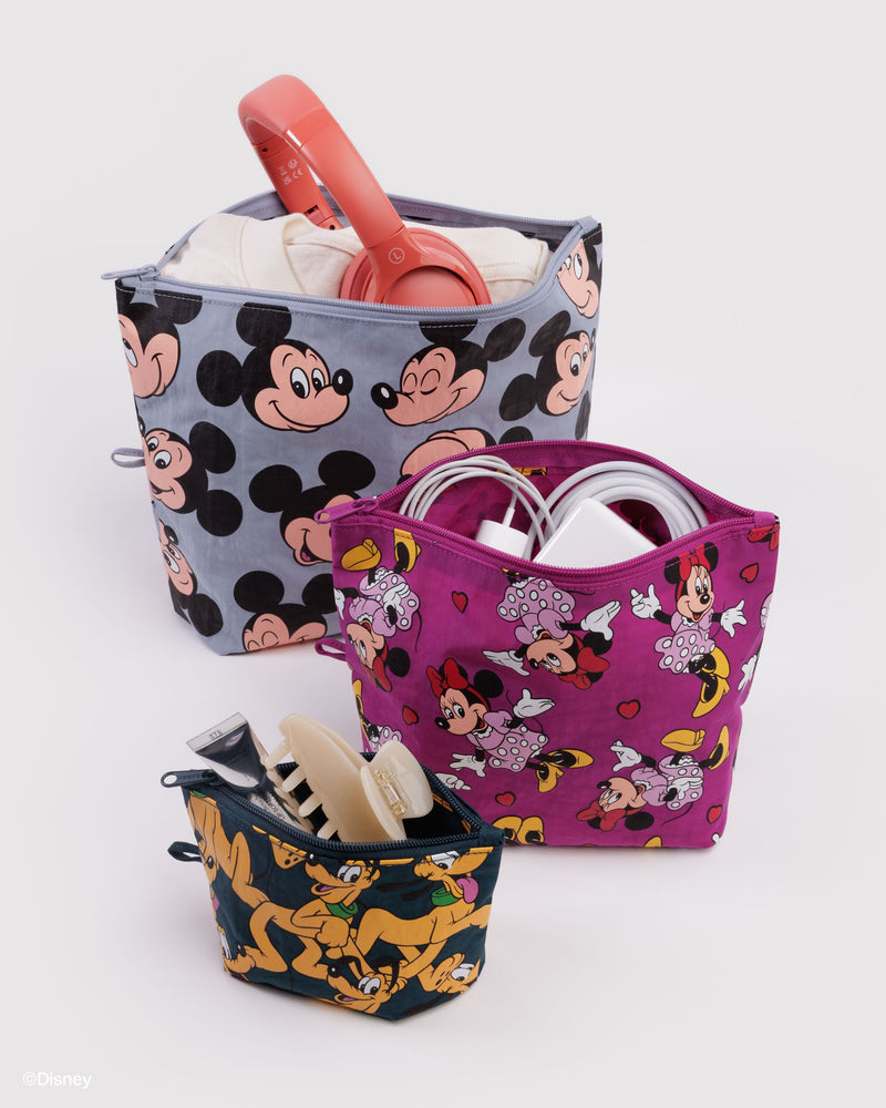 BAGGU  Go Pouch Set - Mickey, Minnie, & Pluto