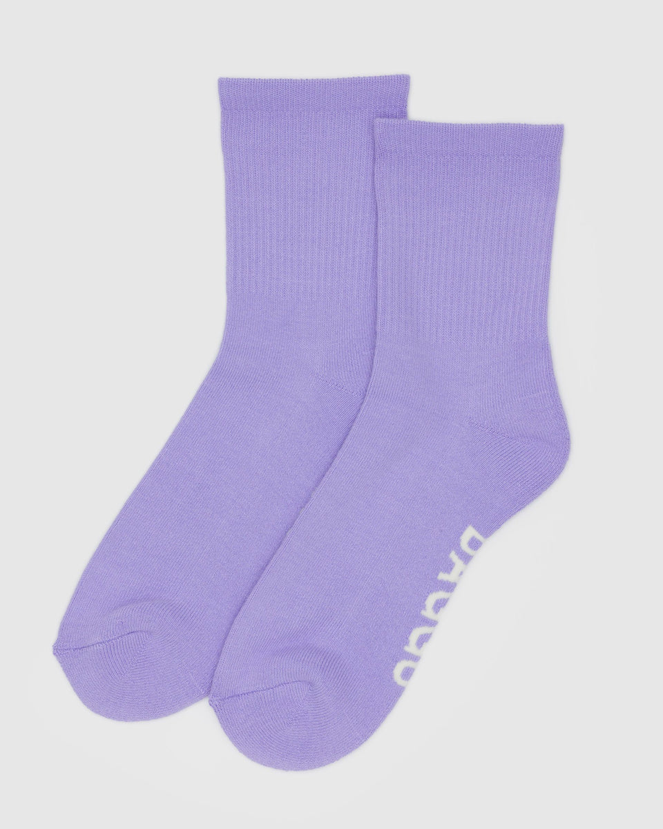 BAGGU PRODUCTS Ribbed Sock - Wisteria