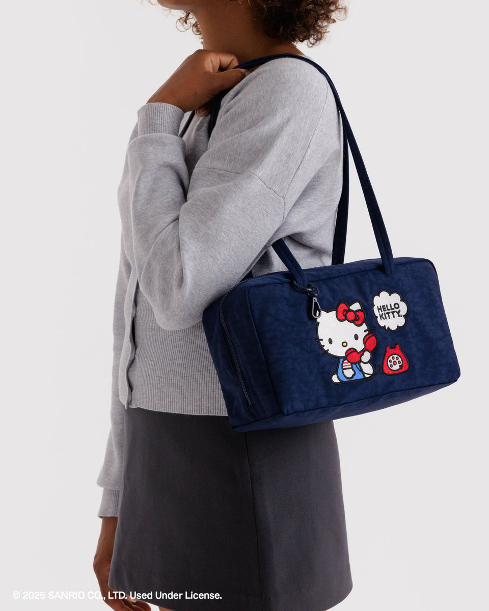 BAGGU PRODUCTS Nylon Bowler Bag - Embroidered Hello Kitty Phone