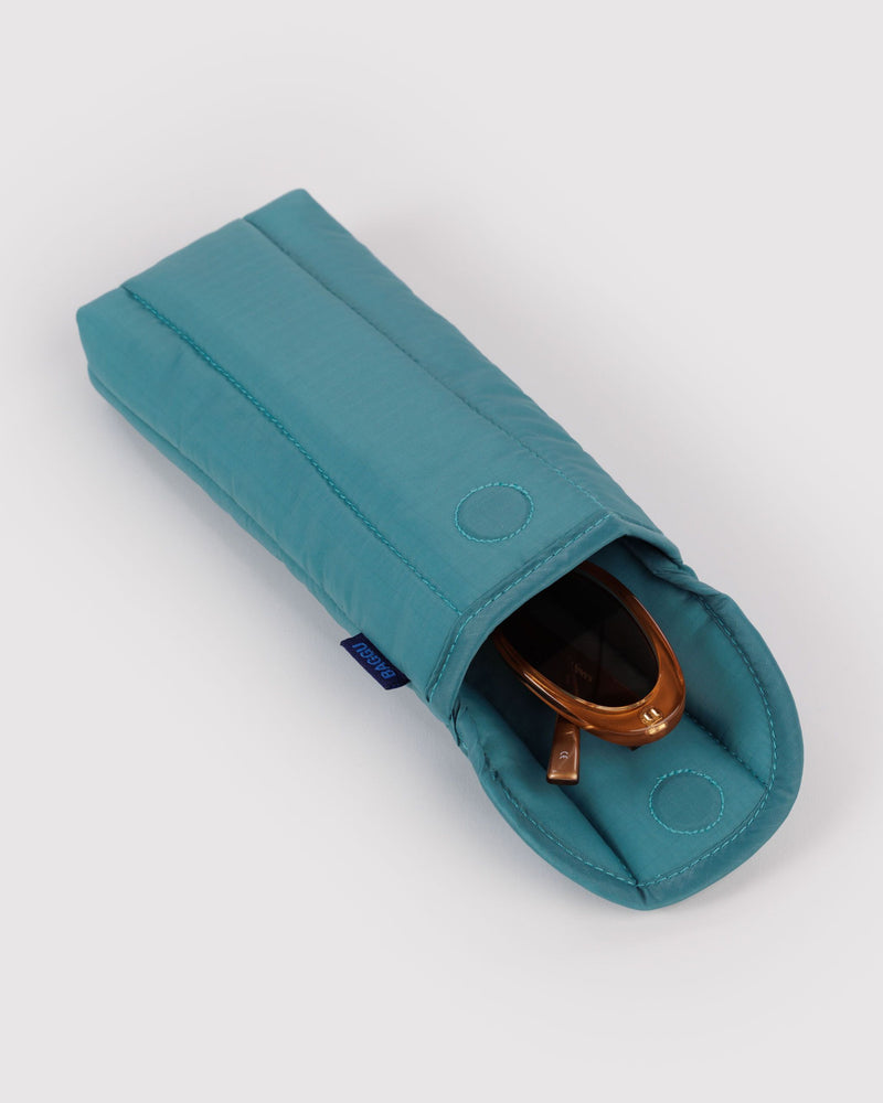 BAGGU  Puffy Glasses Sleeve - Peacock