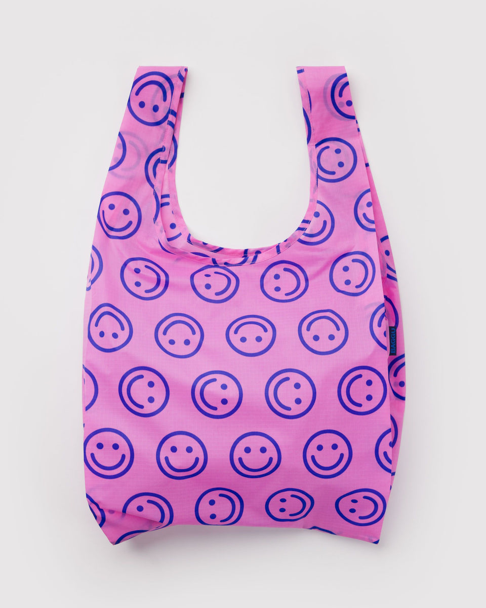 BAGGU Standard Standard Baggu - Pop Pink Happy