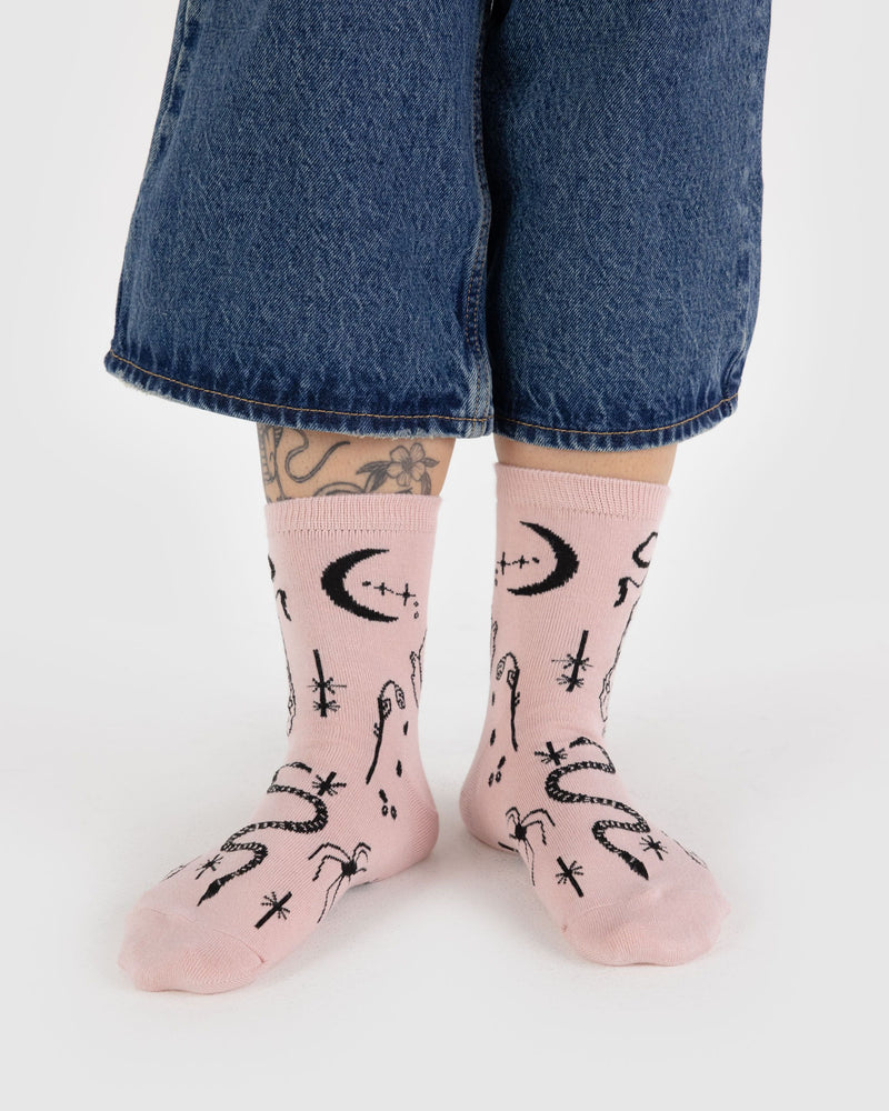 BAGGU ALL PRODUCTS Crew Sock - Ballet Icons