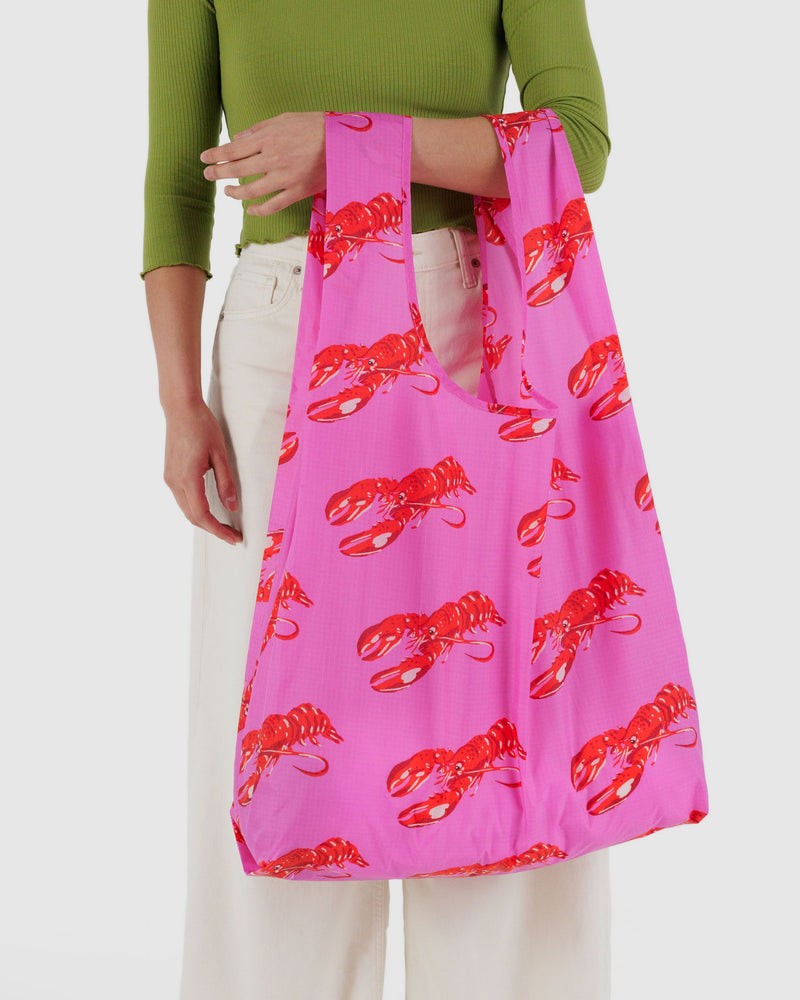BAGGU.com  Big Baggu - Pink Lobster