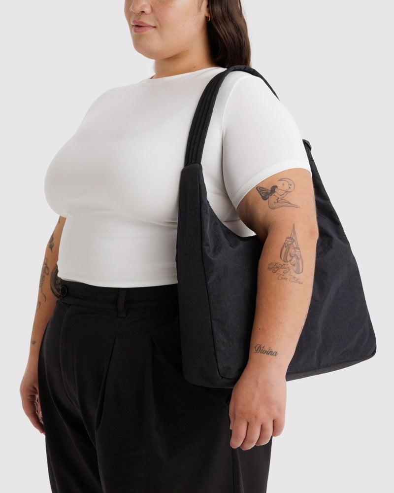 BAGGU  Nylon Shoulder Bag - Black