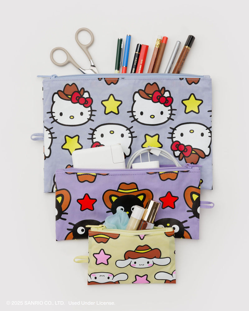 BAGGU.com  Flat Pouch Set - Hello Kitty & Friends Western