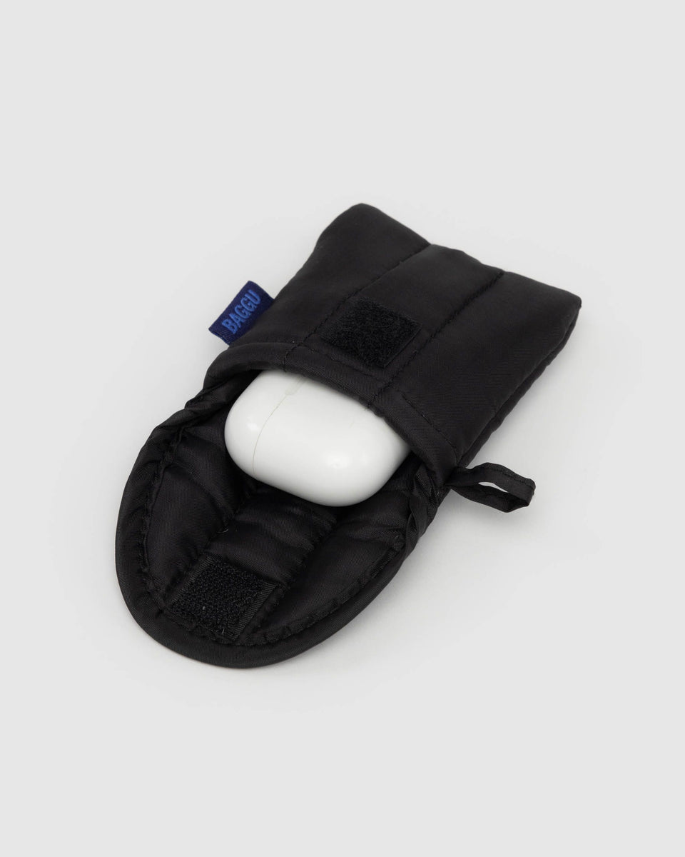 BAGGU.com Cases & Sleeves Puffy Earbuds Case - Black