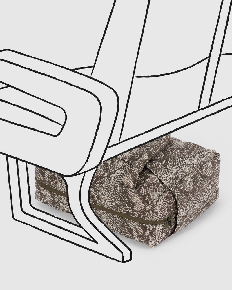BAGGU PRODUCTS Small Cloud Carry-On - Snakeskin