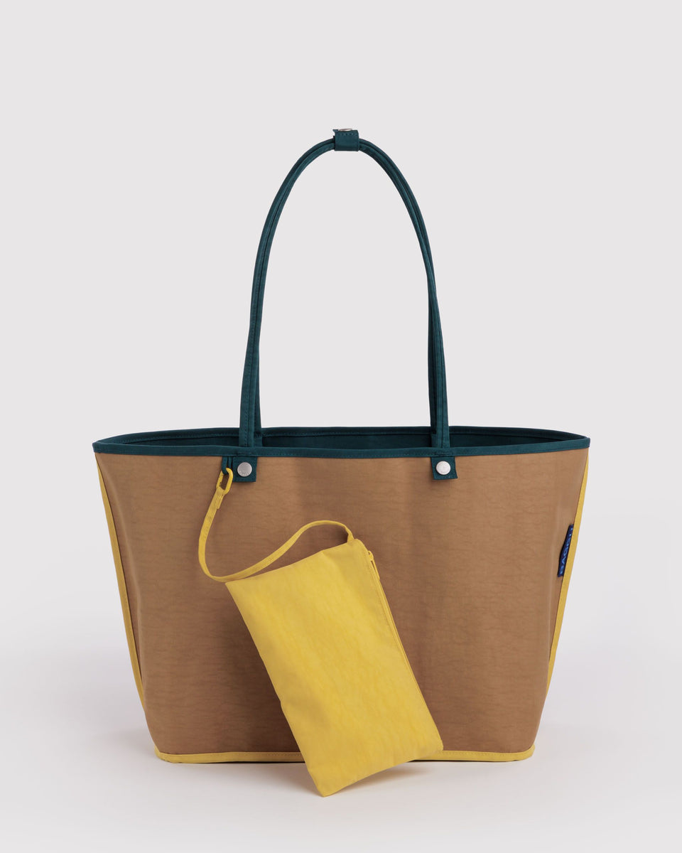 BAGGU New Arrivals Large Nylon Reversible Tote - Deep Sea Mix