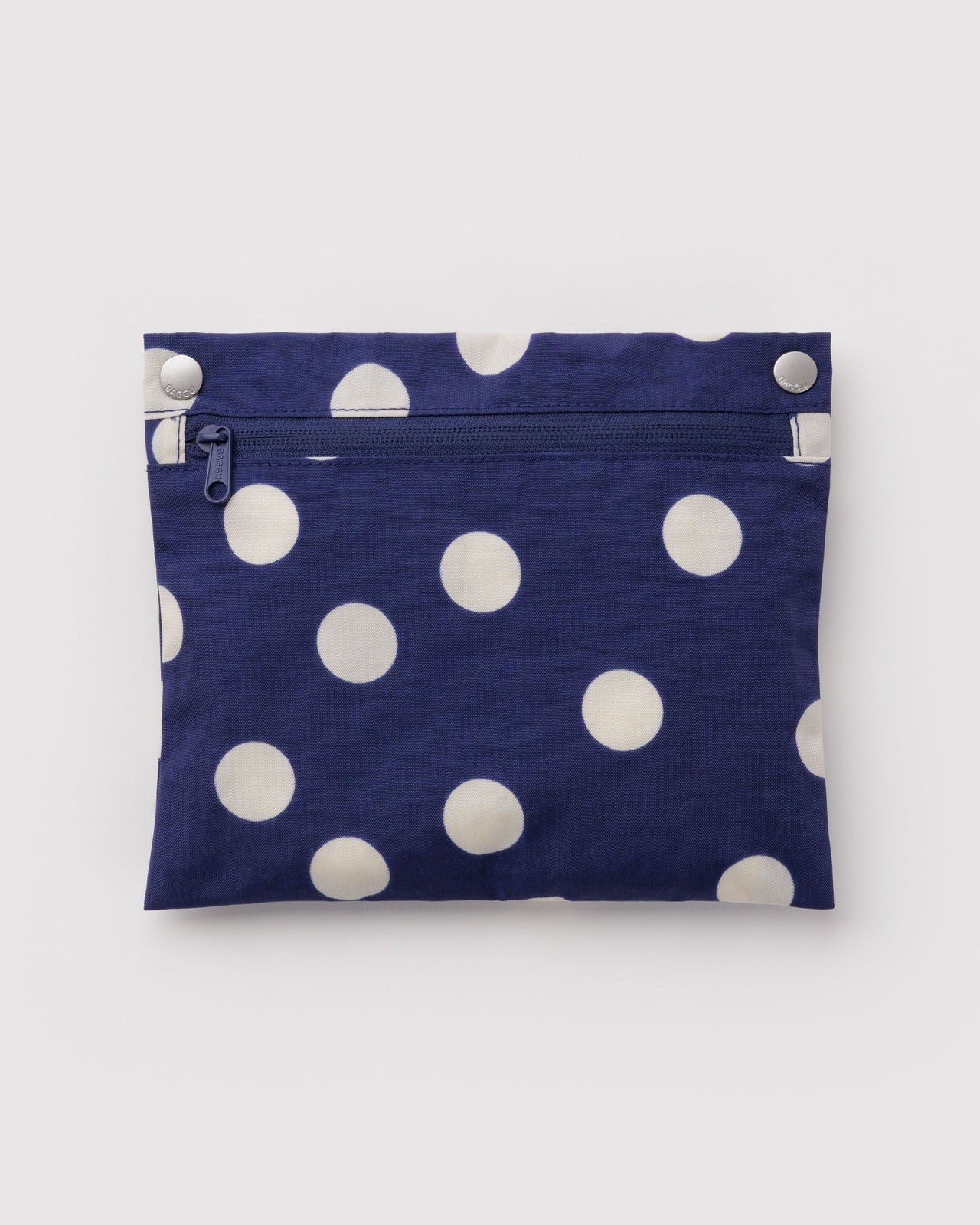 Cloud Bag - Navy and Cream Polka Dot
