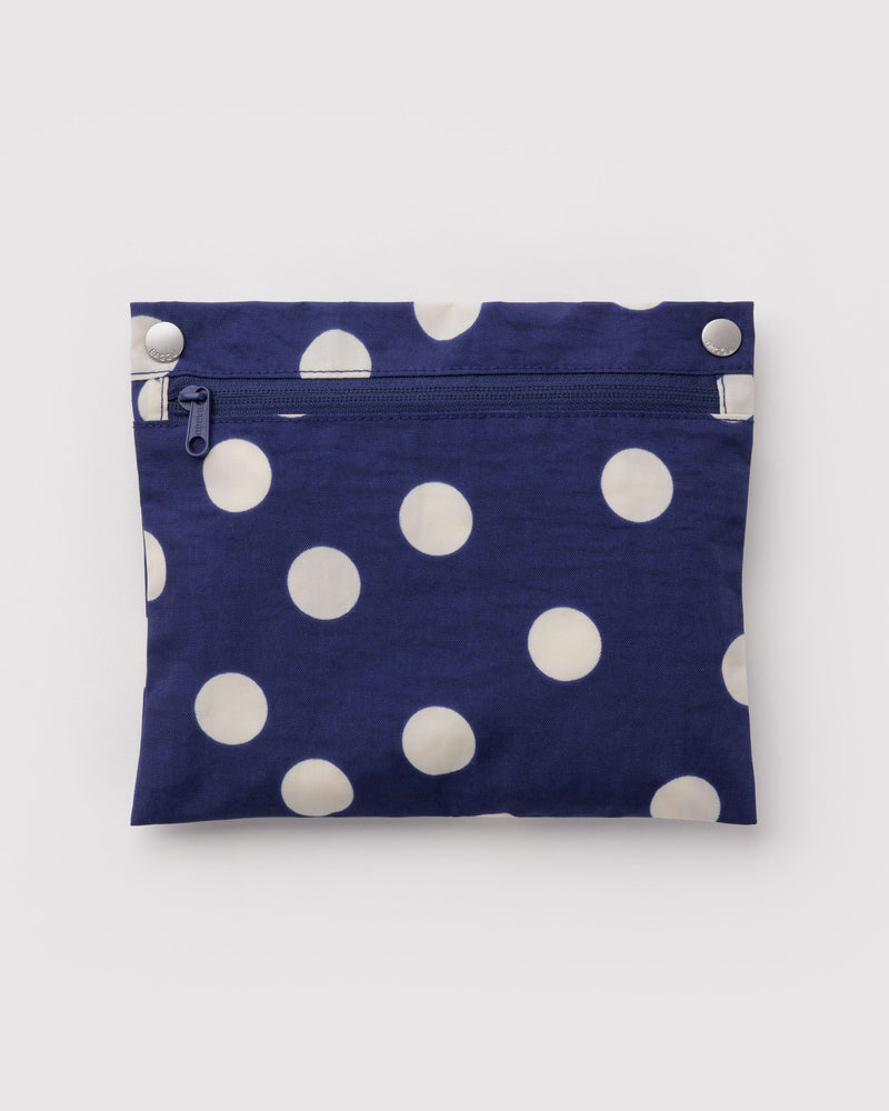 BAGGU Cloud Bag Cloud Bag - Navy and Cream Polka Dot
