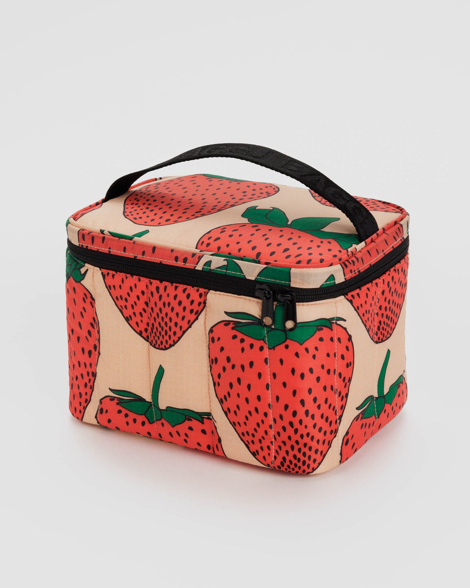 BAGGU Shop All Puffy Lunch Bag - Strawberry