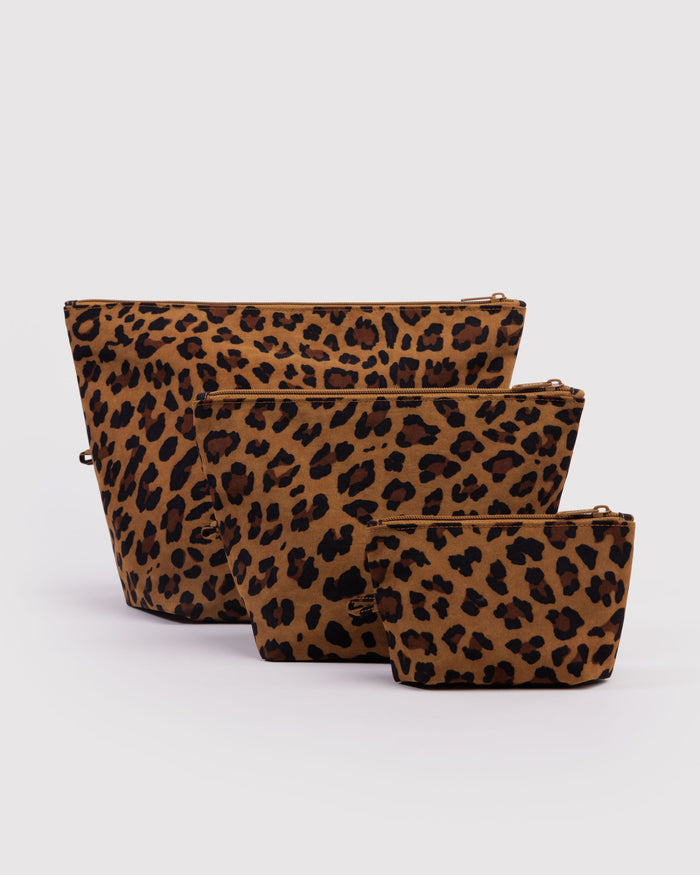 BAGGU Pouches Go Pouch Set - Leopard